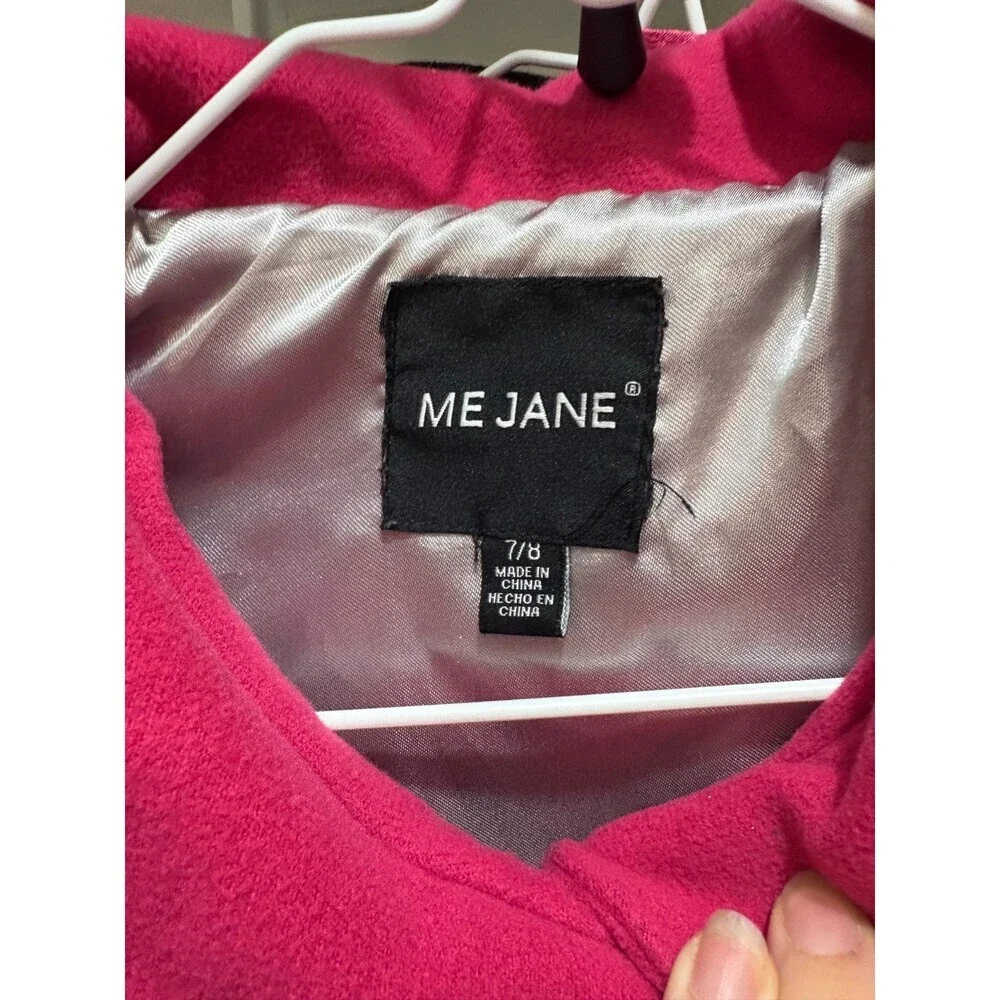 ME JANE Girls Pink Dress Coat Size 7/8 Cute Spring Fall Church